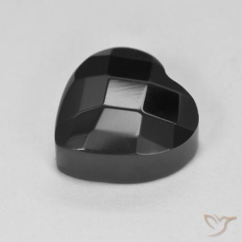 Onyx Gemstone in 10.5 x 10.4 mm Size for Sale, Onyx Stone in Black Color