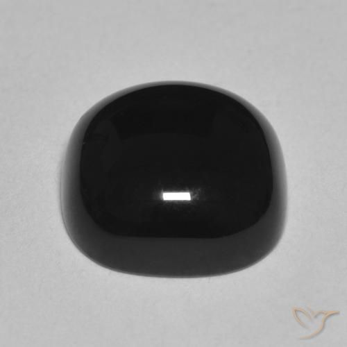 Onyx Gemstone in 11 x 11 mm (calibrated) Size for Sale, Onyx Stone in Black Color