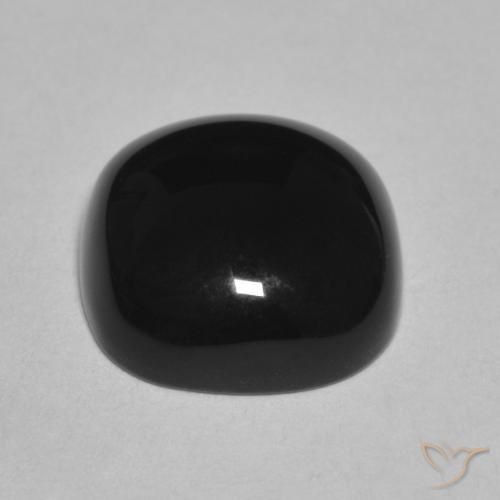 Onyx Gemstone in 11 x 11 mm (calibrated) Size for Sale, Onyx Stone in Black Color
