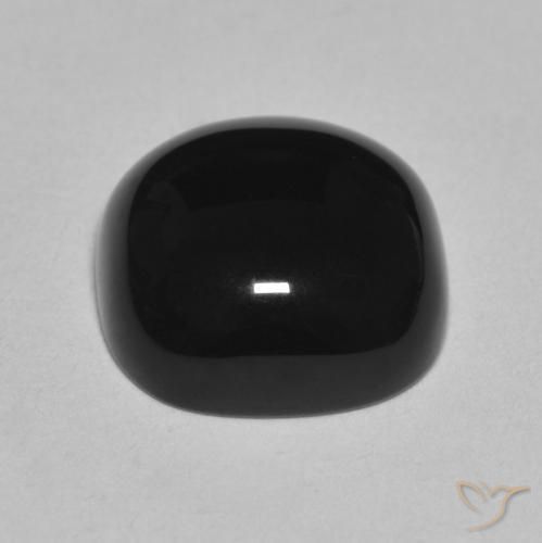 Onyx Gemstone in 11 x 11 mm (calibrated) Size for Sale, Onyx Stone in Black Color