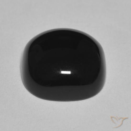 Onyx Gemstone in 11 x 11 mm (calibrated) Size for Sale, Onyx Stone in Black Color