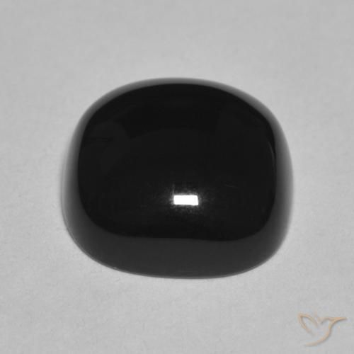 Onyx Gemstone in 11 x 11 mm (calibrated) Size for Sale, Onyx Stone in Black Color