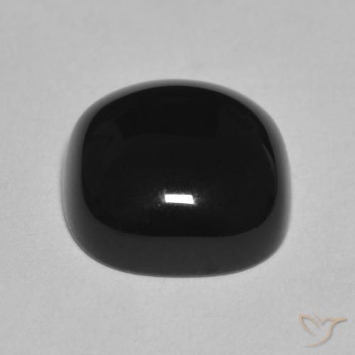 Onyx Gemstone in 11 x 11 mm (calibrated) Size for Sale, Onyx Stone in Black Color
