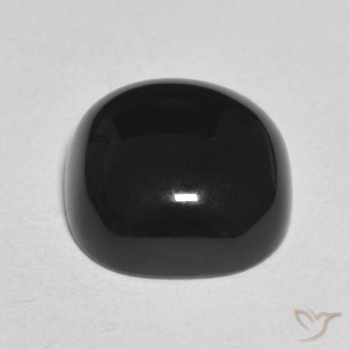 Onyx Gemstone in 11 x 11 mm (calibrated) Size for Sale, Onyx Stone in Black Color