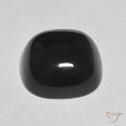 Onyx Gemstone in 11 x 11 mm (calibrated) Size for Sale, Onyx Stone in Black Color