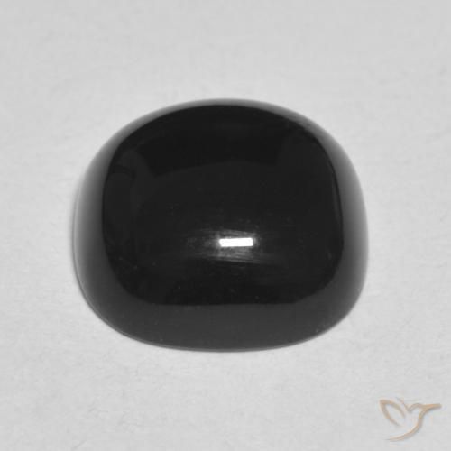 Onyx Gemstone in 11 x 11 mm (calibrated) Size for Sale, Onyx Stone in Black Color