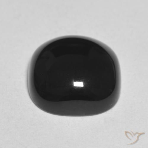 Onyx Gemstone in 11 x 11 mm (calibrated) Size for Sale, Onyx Stone in Black Color