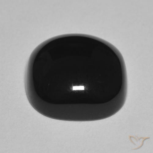 Onyx Gemstone in 11 x 11 mm (calibrated) Size for Sale, Onyx Stone in Black Color