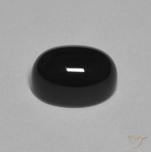 Onyx Gemstone in 7 x 5 mm (calibrated) Size for Sale, Onyx Stone in Black Color