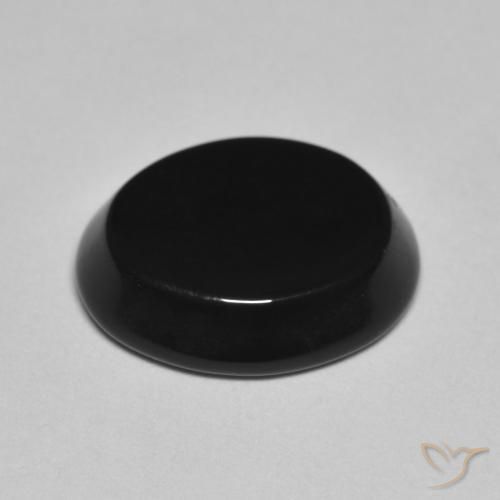 Onyx Gemstone in 13 x 11 mm (calibrated) Size for Sale, Onyx Stone in Black Color