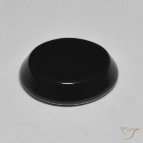 Onyx Gemstone in 13 x 11 mm (calibrated) Size for Sale, Onyx Stone in Black Color