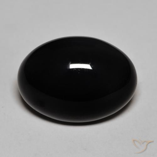 12.32 ct Oval Onyx, 18.2 x 13.3 mm From Sri Lanka, Photo A