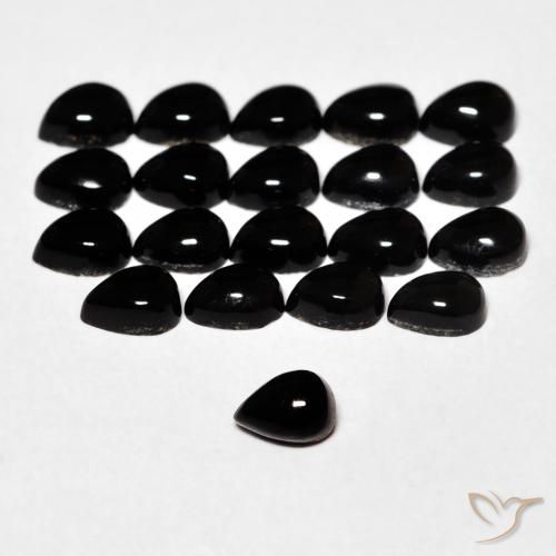 Loose Onyx Gemstones: Black Onyx, White Onyx and Banded Onyx