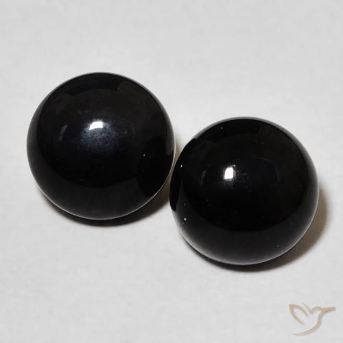 3.25 ct Round Onyx, 7.1 mm From Sri Lanka, Photo A