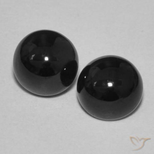 2.11 ct Round Onyx, 5.6 mm From Sri Lanka, Photo A