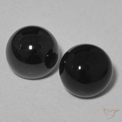 1.78 ct Round Onyx, 5.5 mm From Sri Lanka, Photo A