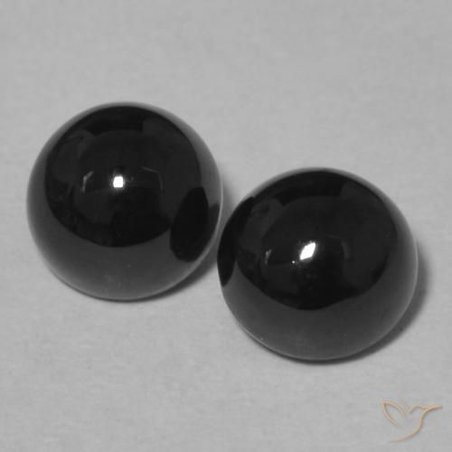 2.13 ct Round Onyx, 5.5 mm From Sri Lanka, Photo A