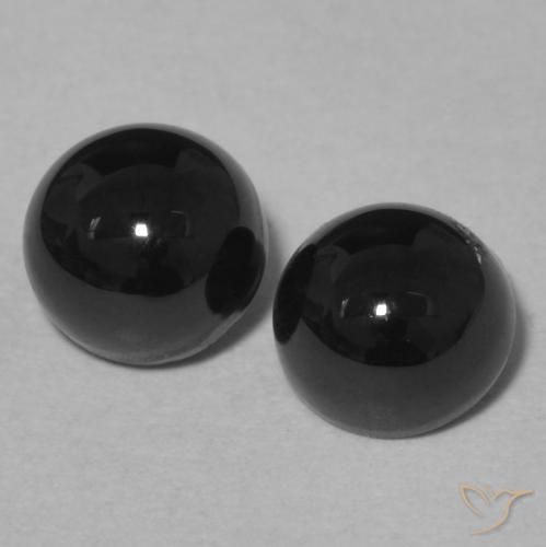 2.31 ct Round Onyx, 5.5 mm From Sri Lanka, Photo A