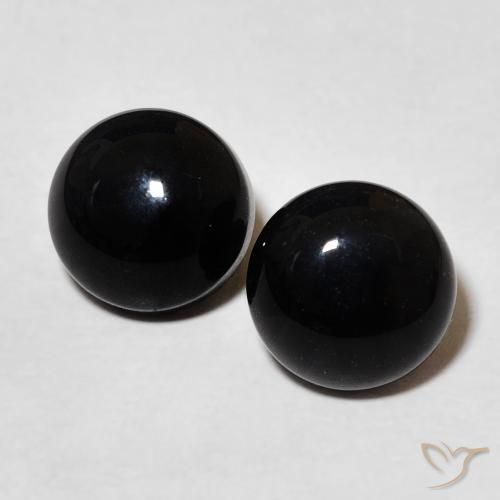3.11 ct Round Onyx, 7.2 mm From Sri Lanka, Photo A