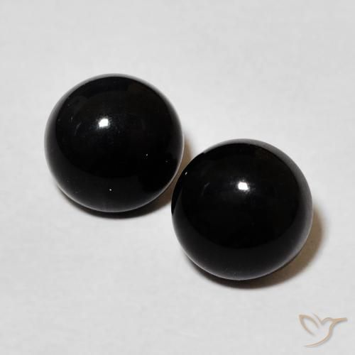 2.65 ct Round Onyx, 6.8 mm From Sri Lanka, Photo A
