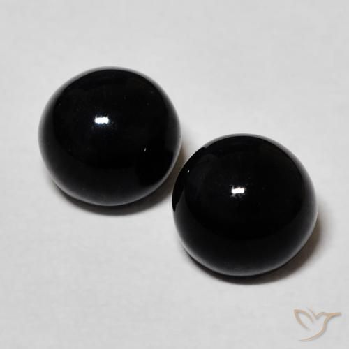 2.58 ct Round Onyx, 6.4 mm From Sri Lanka, Photo A
