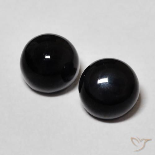 2.43 ct Round Onyx, 6.2 mm From Sri Lanka, Photo A