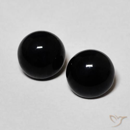 1.47 ct Round Onyx, 5.9 mm From Sri Lanka, Photo A
