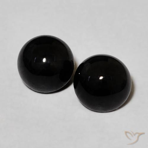 2.04 ct Round Onyx, 5.6 mm From Sri Lanka, Photo A