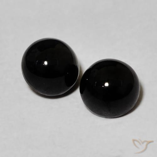 2.05 ct Round Onyx, 5.5 mm From Sri Lanka, Photo A