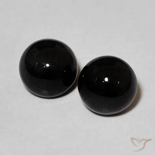 1.98 ct Round Onyx, 5.5 mm From Sri Lanka, Photo A