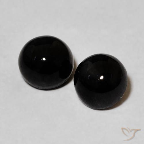 2.19 ct Round Onyx, 5.6 mm From Sri Lanka, Photo A