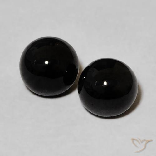 2.33 ct Round Onyx, 5.5 mm From Sri Lanka, Photo A