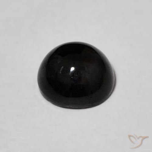 Onyx Gemstone in 5.5 mm (calibrated) Size for Sale, Onyx Stone in Black Color