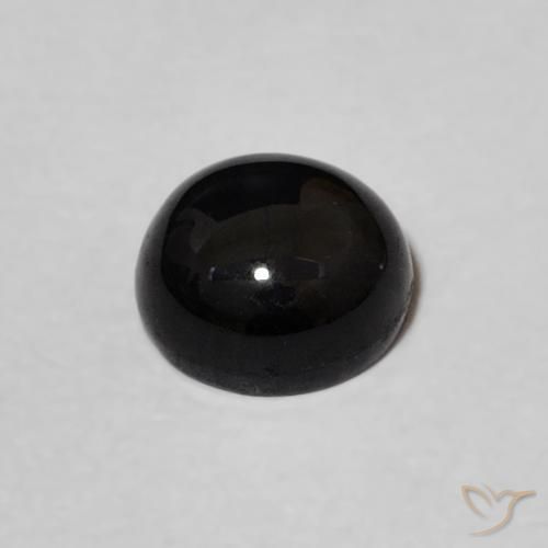 Onyx Gemstone in 5.5 mm (calibrated) Size for Sale, Onyx Stone in Black Color