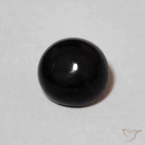 0.60ct Natural Black Onyx, Round, Opaque