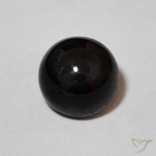 1.20ct Natural Black Onyx, Round, Opaque