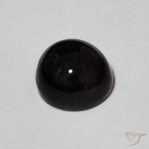 Onyx Gemstone in 5.5 mm (calibrated) Size for Sale, Onyx Stone in Black Color