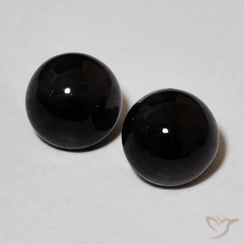 1.96 ct Round Onyx, 5.5 mm From Sri Lanka, Photo A
