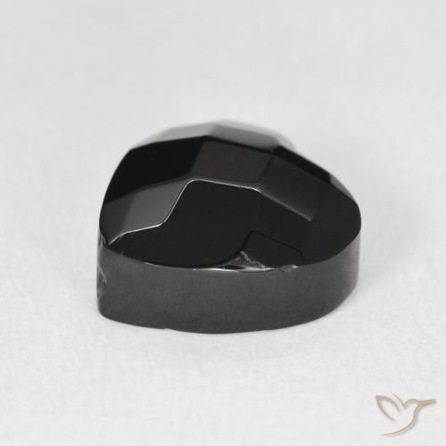 Onyx Gemstone in 10.5 x 10.3 mm Size for Sale, Onyx Stone in Black Color