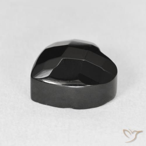 Onyx Gemstone in 10.5 x 10.3 mm Size for Sale, Onyx Stone in Black Color