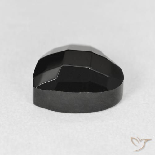 Onyx Gemstone in 10.5 x 10.4 mm Size for Sale, Onyx Stone in Black Color