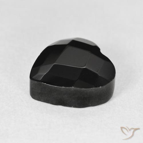 Onyx Gemstone in 10.4 x 10.3 mm Size for Sale, Onyx Stone in Black Color