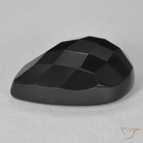 Onyx Gemstone in 18 x 13 mm (calibrated) Size for Sale, Onyx Stone in Black Color