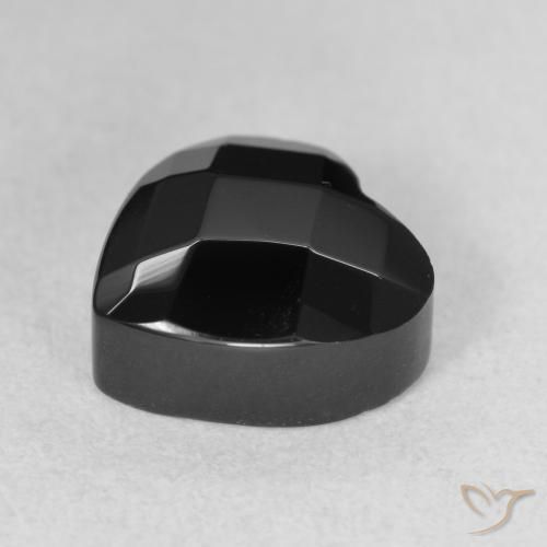 Onyx Gemstone in 10.5 x 10.4 mm Size for Sale, Onyx Stone in Black Color