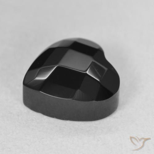 Onyx Gemstone in 10.5 x 10.3 mm Size for Sale, Onyx Stone in Black Color