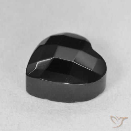 Onyx Gemstone in 10.4 x 10.7 mm Size for Sale, Onyx Stone in Black Color