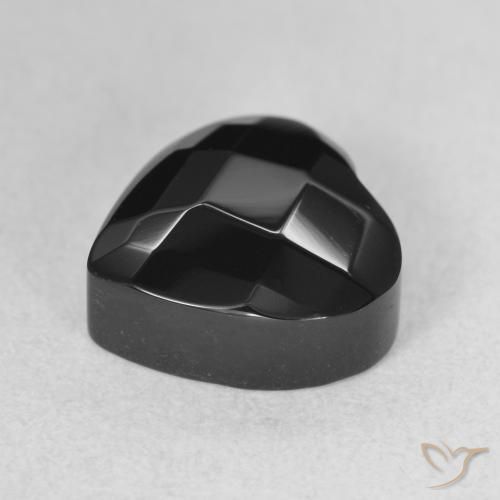 Onyx Gemstone in 10.5 x 10.4 mm Size for Sale, Onyx Stone in Black Color