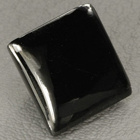 23.46 ct Black Onyx Stone, Natural Onyx in Baguette Cabochon Shape for Sale