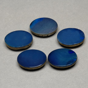 Opal Doublet Gemstone in 8 x 6 mm (calibrated) Size for Sale, Opal Doublet Stone in Multicolor Color