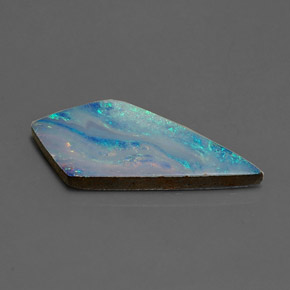 7.60 ct Multicolor Opal Doublet Gemstone, Opal Doublet Gem in Fancy Cabochon Shape for Sale.